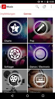 Vodafone Music Shop android App screenshot 1