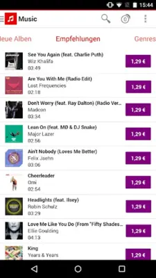 Vodafone Music Shop android App screenshot 2